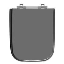 Assento Sanitário Tivoli Cinza Quartzo (Escuro) Tampa para Vaso Ideal de Madeira Laqueada - SB