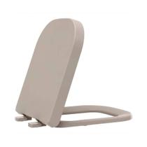Assento Sanitário Tupan Axis Term Soft Close Barbante Fosco - AXTF26SC