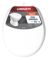 Assento Sanitário Universal Oval C/ Tampa Deca Icasa Duratti Branca Lorenzetti