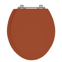 Assento Sanitário Universal para Vaso Oval Caramelo em Mdf