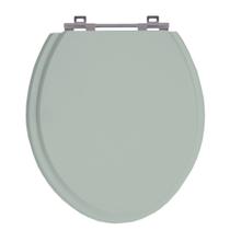 Assento Sanitário Universal para Vaso Oval Verde Malva em Mdf Assento Sanitário Universal para Vaso Oval Verde Malva em Mdf