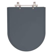Assento Sanitário Valentina Cinza Plus (Cinza Escuro) para vaso Hervy Assento Sanitário Valentina Cinza Plus (Cinza Escuro) para vaso Hervy