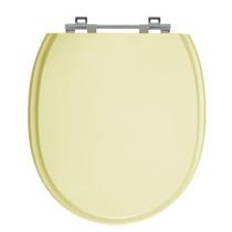 Assento Sanitário Village Creme (Bege) Tampa para Vaso Deca de Madeira Laqueada - SB