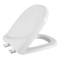 Assento Sanitário Vogue Plus Branco Gelo Tampa para Vaso Deca com Fechamento Suave