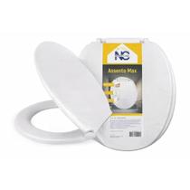 Assento Slim Max Branco Nossa Casa Conforto Banheiro Tampa