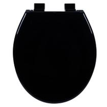 Assento Soft Close Oval Preto Assento Soft Close Oval Preto