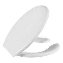 Assento Soft Oval Abertura Frontal Branco Astra