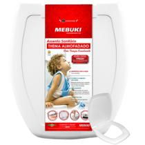Assento Tampa Almofadado Retangular Para Vaso Bacia Louça Sanitário Linha Thema Incepa Mebuki Assento Tampa Almofadado Retangular Para Vaso Bacia Louça Sanitário Linha Thema Incepa Mebuki
