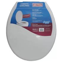 Assento Tampa Astra Para Vaso Sanitário Almofadado Oval Branco TPK . AS