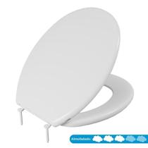 Assento Tampa Para Vaso Sanitário Almofada Convencional Oval Branco Astra TAJ/AS