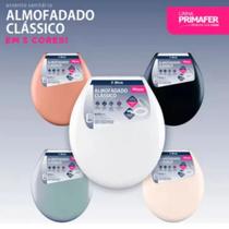 Assento Tampa Sanitário Vaso Oval Almofadado Atlas Primafer