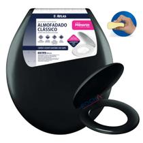 Assento Tampa Vaso Almofadado Tamanho Universal Atlas Primafer Oval