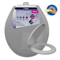 Assento Tampa Vaso Almofadado Tamanho Universal Atlas Primafer Oval