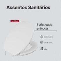 Assento Tampa Vaso Sanitário Almofadado Fofinho Redondo Oval Cor Branco Assento Tampa Vaso Sanitário Almofadado Fofinho Redondo Oval Cor Branco