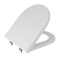 Assento Termofixo Carrara Branco Premium Softclose Clickslim