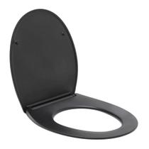 Assento Termofixo com Soft Close para Vaso Sanitário Aquarela Pingoo.casa - Preto