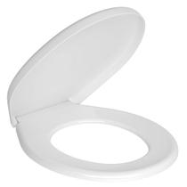 Assento Universal com Fechamento Comum Oval em Polipropileno Branco Gelo Targa/Izy/Ravena/Studio - AP.01.17 - DECA