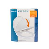 Assento Universal Soft Close - Branco - Aquaplás
