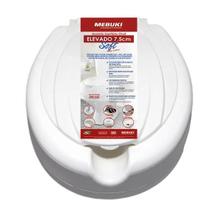 Assento Vaso Elevado 7,5 Cm Com Tampa P/ Idosos E Def
