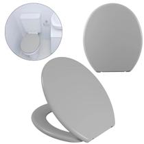 Assento Vaso Sanitário Tampa Oval Soft Cinza Claro Astra