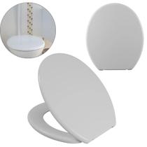 Assento Vaso Sanitário Tampa Oval Soft Universal Branco