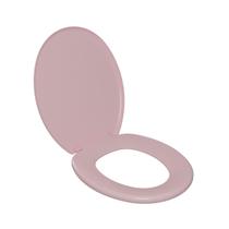 Assento Vaso Sanitário Universal Oval Soft Rosa Claro Astra Assento Vaso Sanitário Universal Oval Soft Rosa Claro Astra