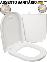 Assento Vaso Sanitário Universal Sanit PP Soft Close Anti Impacto Banheiro