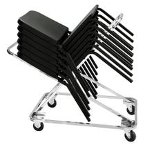 Assentos públicos Dolly National NPS para cadeiras 8200 Chrome