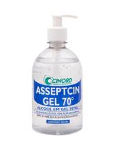 Asseptcin Álcool em Gel 70, Sem Perfume, 500ml Asseptcin Álcool em Gel 70, Sem Perfume, 500ml