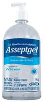 Asseptgel Higienizador de mãos cristal 1Kg c/ válvula - Start