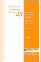 Assessing academic english - CAMBRIDGE UNIVERSITY PRESS DO BRASIL