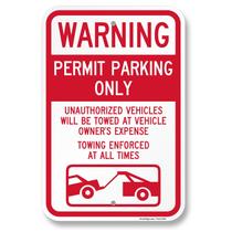 Assine a permissão de aviso SmartSign para estacionamento somente 45x30cm em alumínio Assine a permissão de aviso SmartSign para estacionamento somente 45x30cm em alumínio