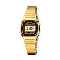 Assista ao alarme diário Casio Vintage LA670WGA-1DF para mulheres