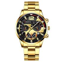 Assista ao calendário de datas com pulseira de aço para homens da sqtianyi Business Assista ao calendário de datas com pulseira de aço para homens da sqtianyi Business