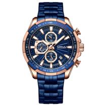 Assista ao cronógrafo masculino casual casual de quartzo CRRJU Assista ao cronógrafo masculino casual casual de quartzo CRRJU