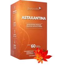 Astaxantina Pura Vida Com Vitamina E + Luteína + Zeaxantina