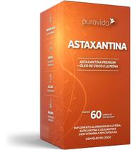 Astaxantina Puravida 60 Cápsulas Antioxidante