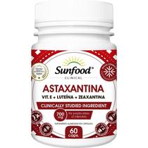 Astaxantina + Vit. E + Luteína + Zeaxantina 500mg 60 cápsulas - Sunfood