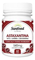 Astaxantina Vit. E Luteína Zeaxantina 540 Mg 60 Cáps.sunfood