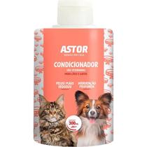 Astor banho em casa condicionador 300 ml para cães e gatos