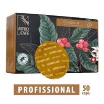 Astro Café Pro Cápsulas 50 Un. Equilibrado Arábica Compatível Nespresso Professional