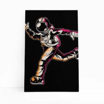 Astronauta Dançando Desenho Decoração Quadro Canvas 60x40cm Astronauta Dançando Desenho Decoração Quadro Canvas 60x40cm