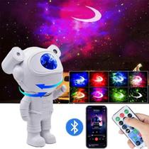 Astronauta Luminária Projetor com Som Bluetooth e Controle Astronauta Luminária Projetor com Som Bluetooth e Controle