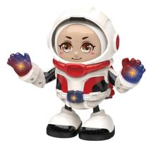 Astronauta musical dançarino brinquedo com som luzes para bebê divertido interativo colorido