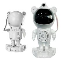 Astronauta Projetor Led Bluetooth Caixa De Som Ceu Estrela Galaxia Lua Espacial Musica Natureza Musica Decoraçao Quarto Casa