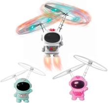 Astronauta Voador Com Sensor De Mão Brinquedo Drone Com Led