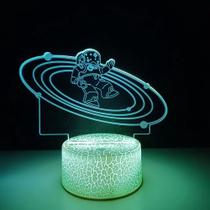 Astronautas com luz noturna LED 3D que mudam de cor para crianças Astronautas com luz noturna LED 3D que mudam de cor para crianças