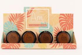 AsuMakeup - Po Compacto Cores Escuras ASU022 AsuMakeup - Po Compacto Cores Escuras ASU022
