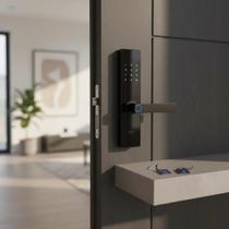 Asus Fechadura Eletrônica Inteligente WiFi Abertura Biometria, Senha, Tag, App e Chave de Emergência . Controle de Acesso Seguro Asus Fechadura Eletrônica Inteligente WiFi Abertura Biometria, Senha, Tag, App e Chave de Emergência . Controle de Acesso Seguro