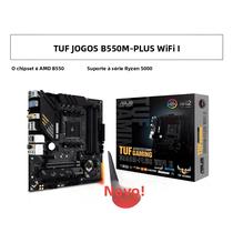 ASUS TUF GAMING B550M PLUS WIFI II Nova placa-mãe AMD B550 microATX soquete AM4